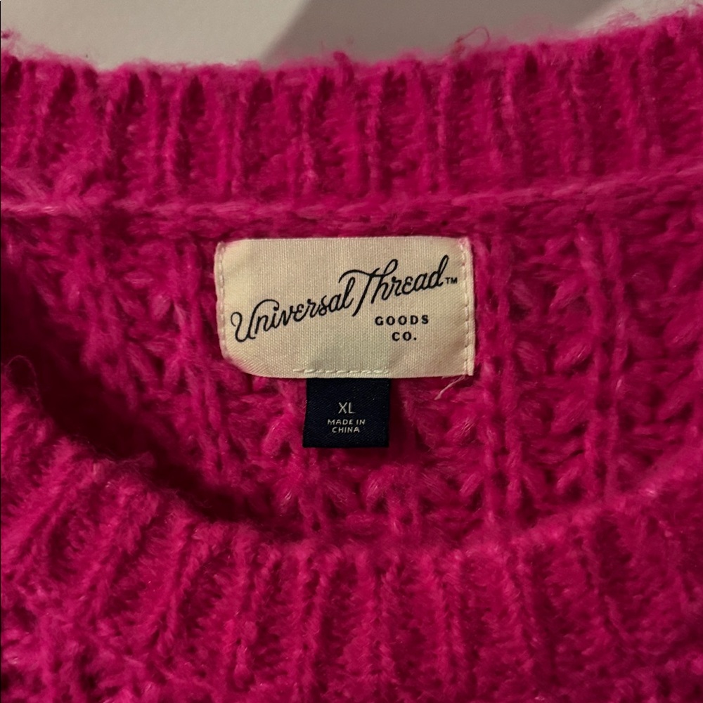 Universal Thread Color Block Striped Crocheted Ch… - image 3